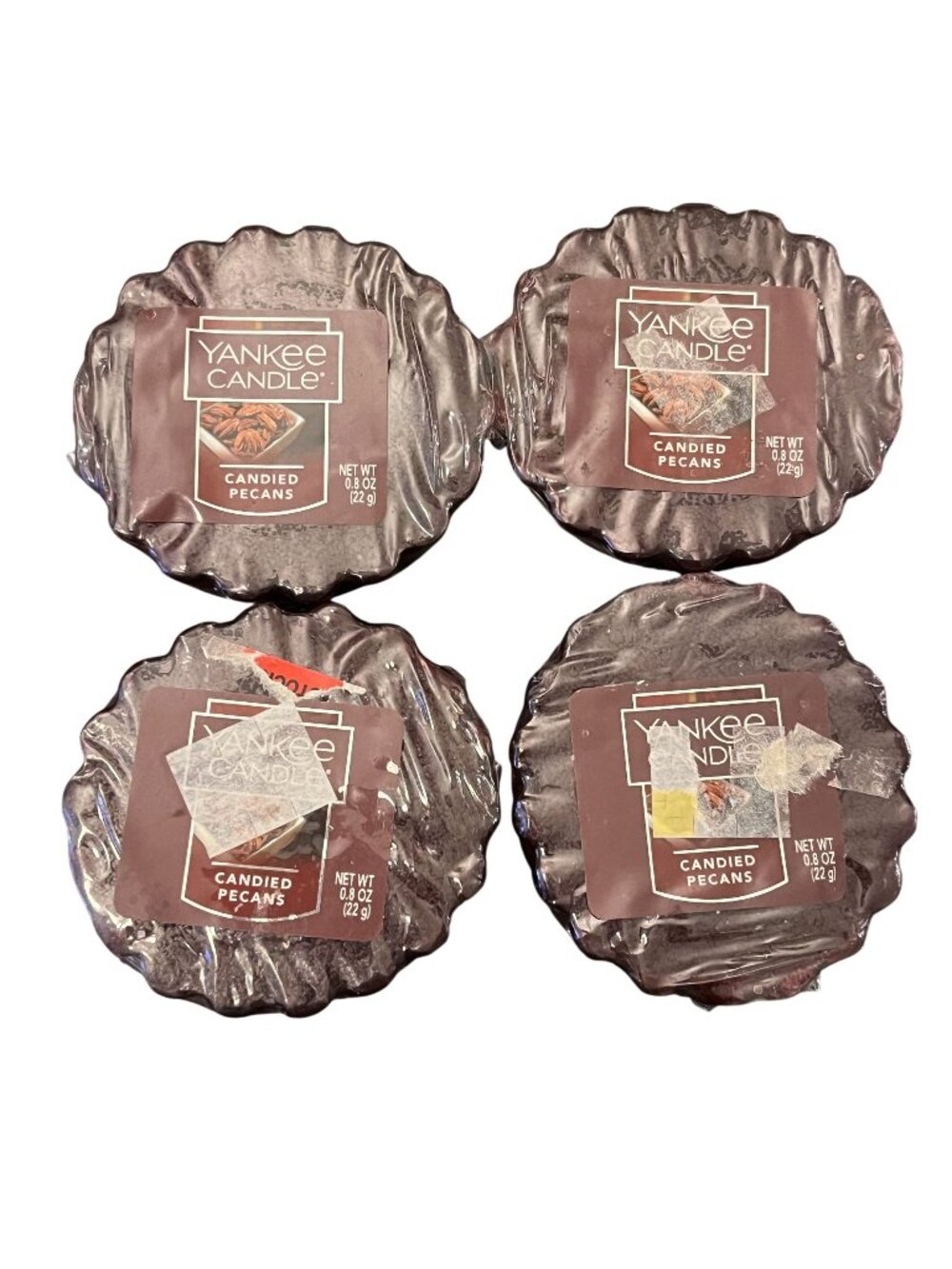 Candied Pecans Yankee Candle Retired Wax Tart Melts Lot Of 4